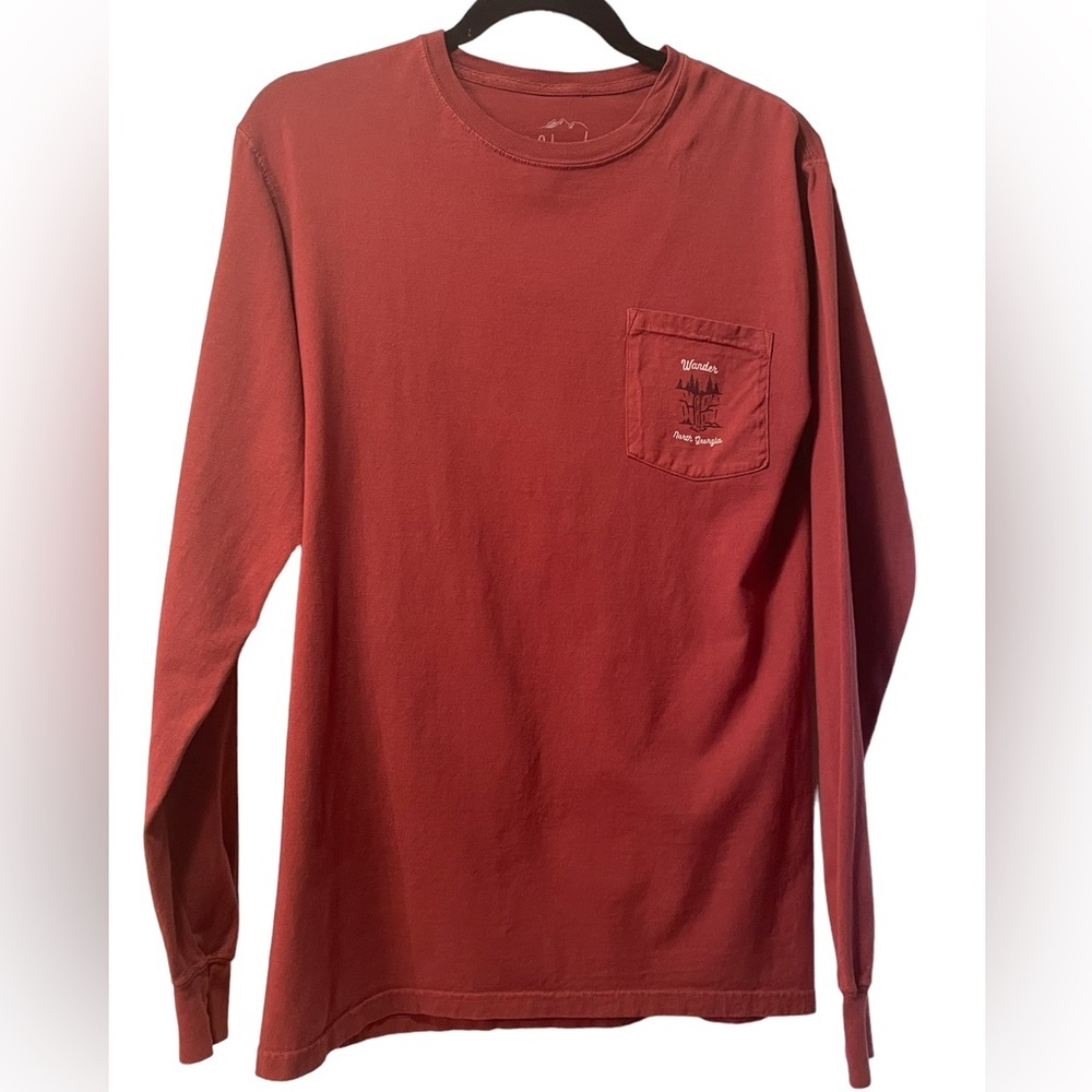 Wander North Georgia mens‎ long sleeve T-shirt, size small
